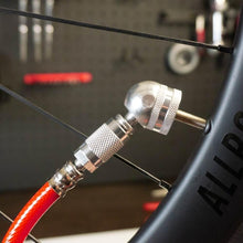 Load image into Gallery viewer, Prestaflator Bike Tire Inflator: Presta &amp; Schrader Compatibility, Compact Design