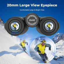 Load image into Gallery viewer, 10X42 High Power Waterproof Binoculars with Phone Adapter for Outdoor Adventures