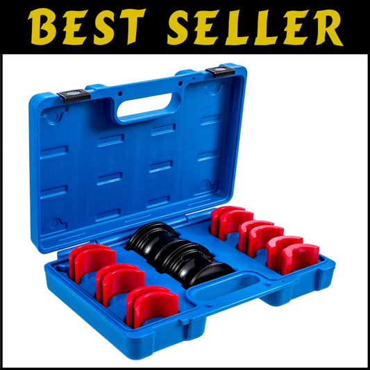 Heavy Duty 6-Piece Fork Seal Driver Tool Kit for Easier Motorcycle Maintenance