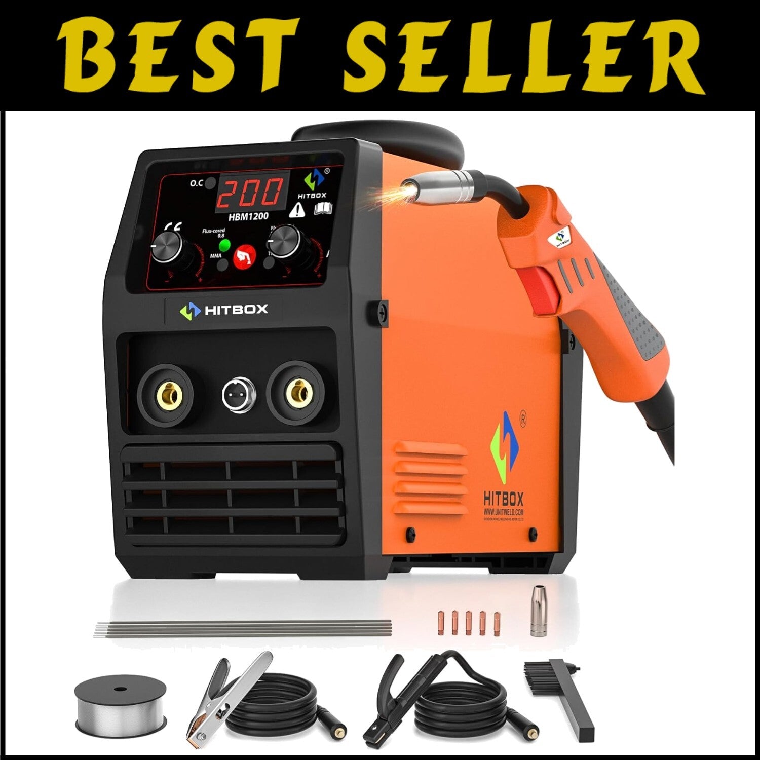 Lightweight 140A MIG/LIFT TIG/Stick Welder - Easy Control and Safety Features