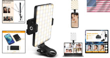 Load image into Gallery viewer, Portable 10-Level Brightness Adjustable Clip-On Selfie Light - USB Rechargeable