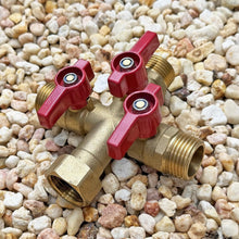 Load image into Gallery viewer, Versatile Heavy-Duty 3-Way Hose Splitter - Perfect for Garden Irrigation Needs