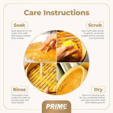 Load image into Gallery viewer, Lightweight 10-Inch Bamboo Steamer with Ceramic Dish for Flavorful Cooking