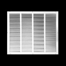 Load image into Gallery viewer, Durable Steel Return Air Grille for 24x20 Duct - White HVAC Vent Cover