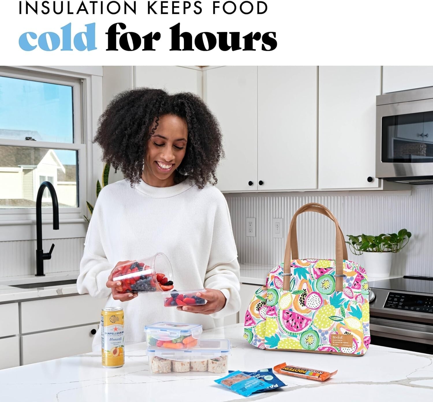 Chic Leakproof Women's Lunch Box with Insulated Tumbler - Perfect for Work