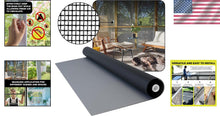 Load image into Gallery viewer, Durable 48x100 ft Charcoal Fiberglass Mesh Screen - Ideal for DIY Applications