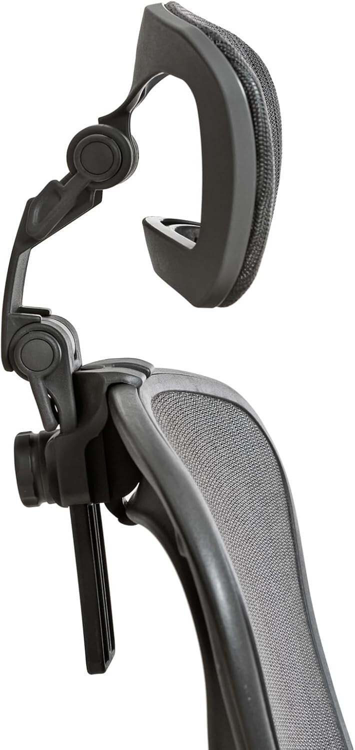 Ergonomic Onyx Headrest for Herman Miller Aeron Chair - Adjustable Comfort