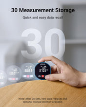 Load image into Gallery viewer, 98-ft Laser Tape Measure with 328-ft Rolling Tape - Lightweight, Magnetic Design