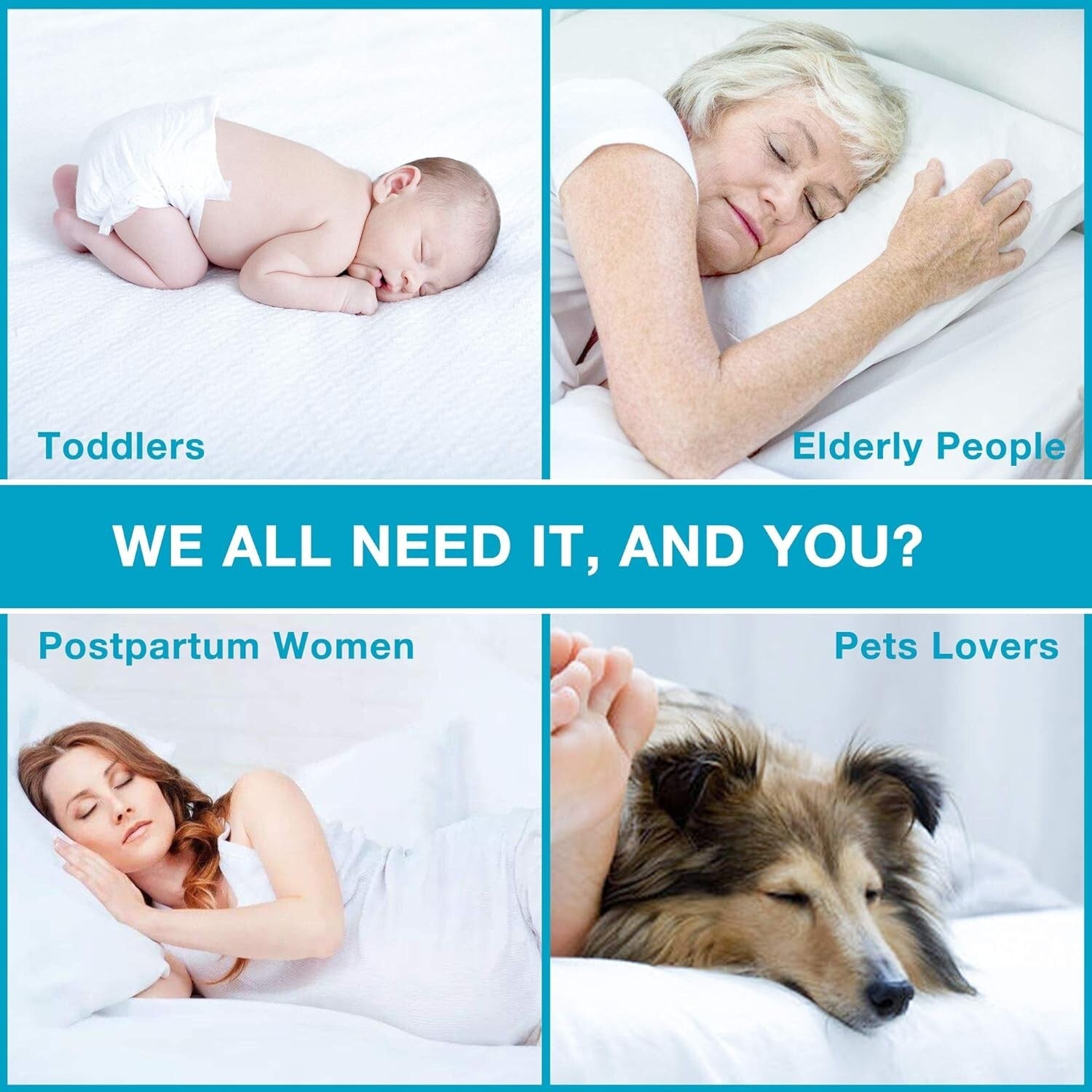 Ultra Soft Waterproof Mattress Pad Cover for Split Top King Beds – Deep Pocket