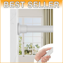 Load image into Gallery viewer, Universal Tension Curtain Rod with Adjustable Length - Renter Friendly Design
