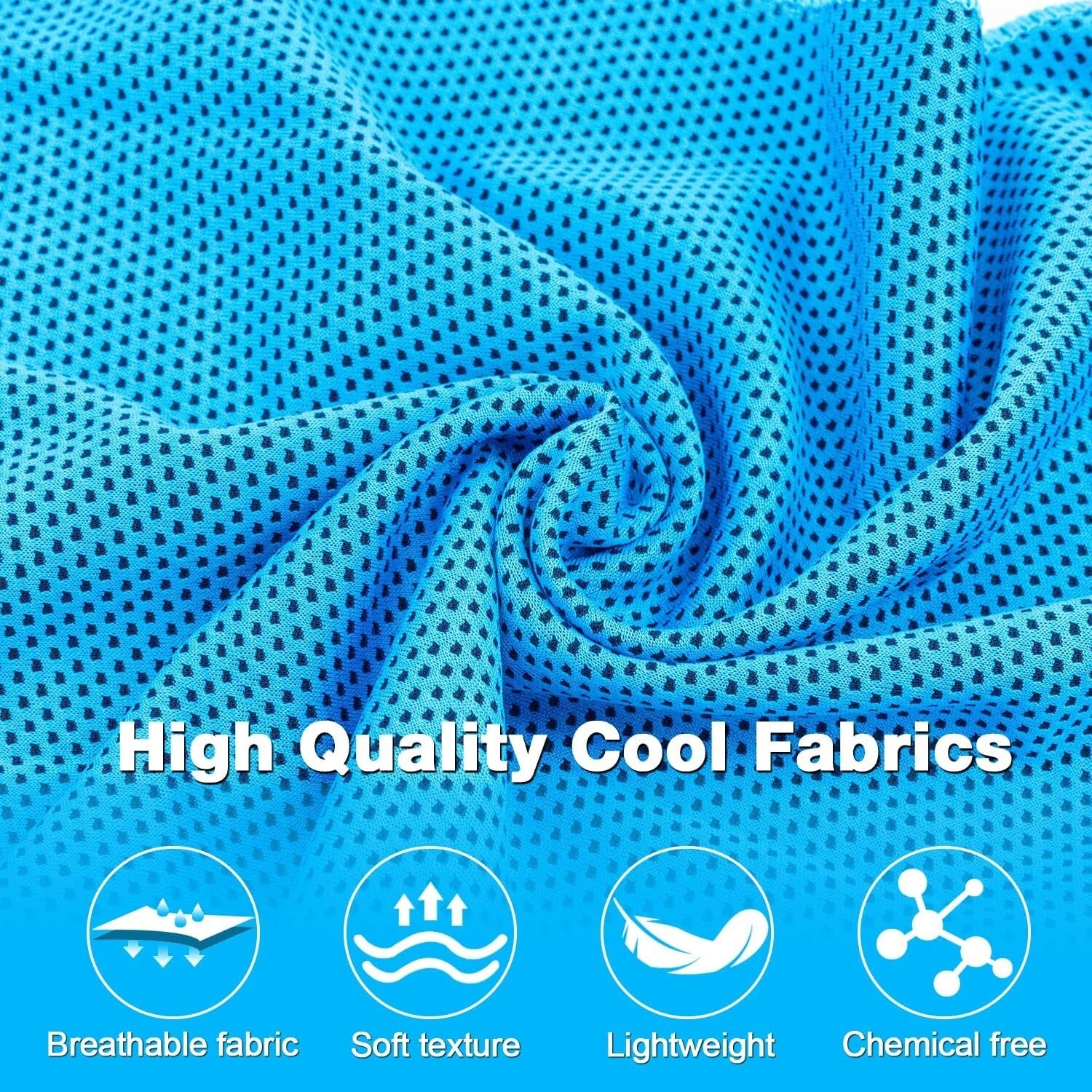 Quick-Dry Microfiber Cooling Towels Bulk - 200 Pack for Sports and Fitness