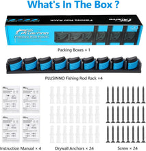Load image into Gallery viewer, Innovative Vertical Fishing Rod Holder Set – 36 Rod Capacity &amp; Secure Grip