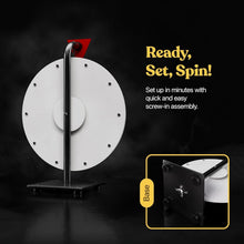 Load image into Gallery viewer, Engaging 12" Event Prize Wheel with Loud Clickers - Ideal for Raffles &amp; Games