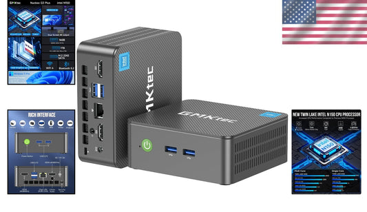 High-Performance Mini Desktop | 16GB RAM, 1TB NVMe SSD, Intel N150 4K Ready