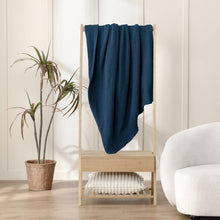 Load image into Gallery viewer, Stylish Super Soft Navy Blue Throw Blanket 60x80 - Perfect Gift for All Seasons