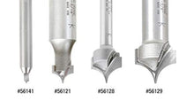 Load image into Gallery viewer, Compact 1/2 Radius Roundover Router Bit - Perfect for Wood Profiles and Beading