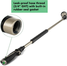 Load image into Gallery viewer, Garden Hose Wand with 10 Custom Spray Settings - Ideal for Hanging Baskets