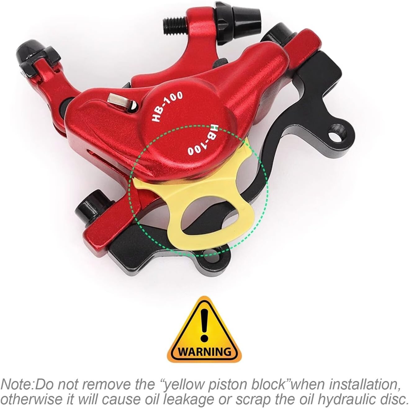 XTECH HB-100 Cable Pull Hydraulic Brakes - Lightweight Mountain Bike Calipers