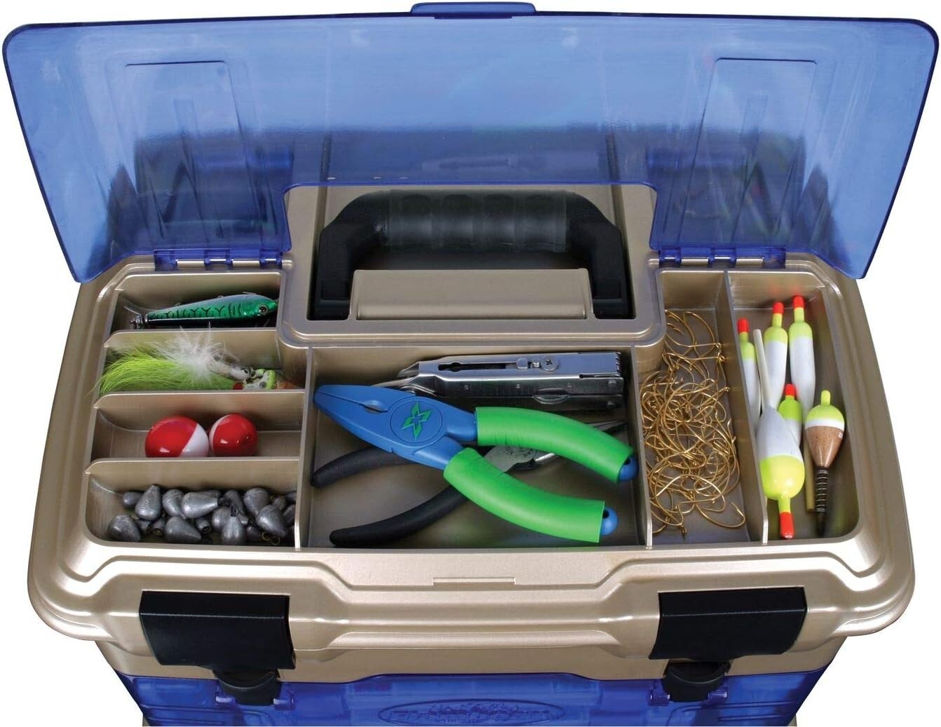 Outdoors Pro Multiloader Tackle Box - Portable Fishing Organizer with Zerust