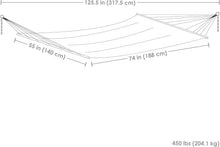 Load image into Gallery viewer, Mountainside Quilted Double Hammock with Spreader Bars - Lightweight &amp; Stylish