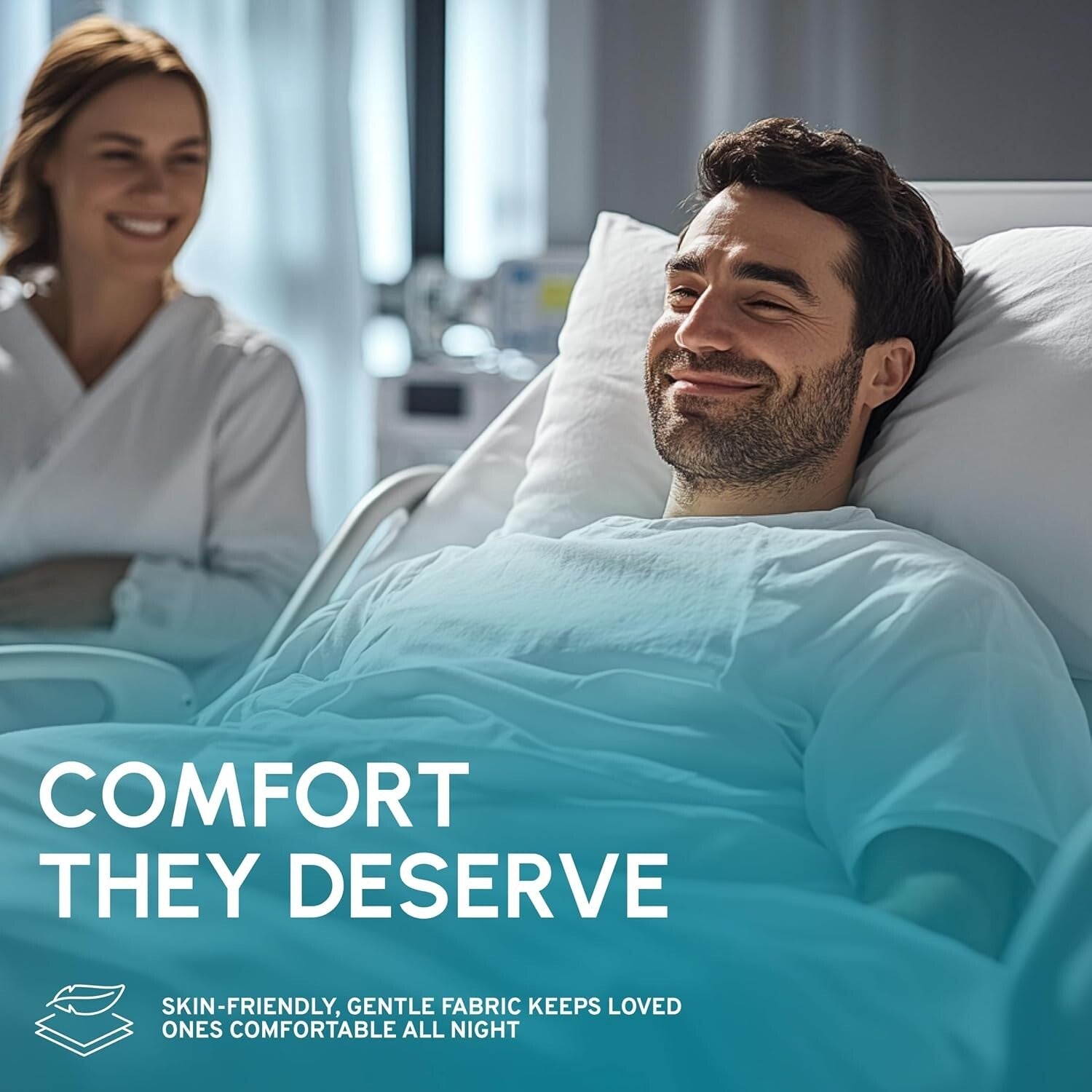 Durable Machine Washable Hospital Bed Sheets - Set of 3, 36" x 80" Size