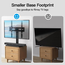 Load image into Gallery viewer, Quick Install Tabletop TV Stand for LCD/LED TVs up to 65 Inches - 88 lbs Support