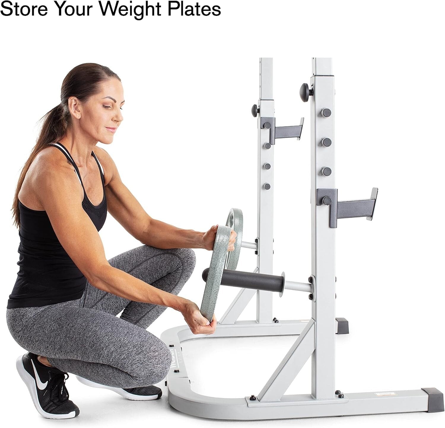 Independent Squat Rack with Adjustable Safety Arms - Perfect for Home Workouts