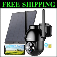 Load image into Gallery viewer, Advanced Solar Security Camera with AI Motion Detection &amp; Cloud Storage Included