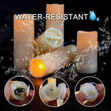 Load image into Gallery viewer, 24-Piece Flameless LED Candles with Remote - Waterproof for Indoor/Outdoor Decor