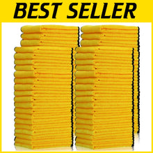Load image into Gallery viewer, Premium Gold 16''x16'' Microfiber Towels - 40 Pack for Multi-Purpose Cleaning