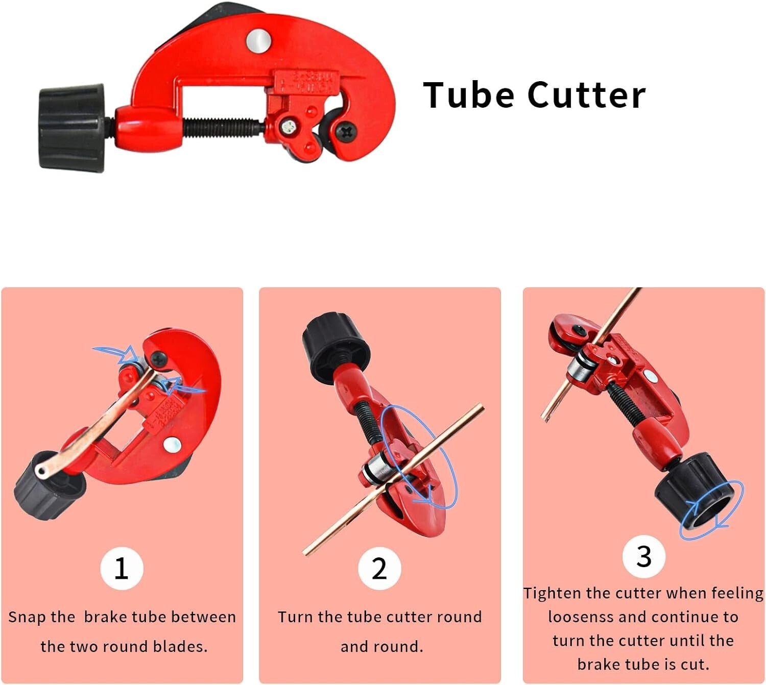 DIY-Friendly Brake Line Tubing Assembly - 1/4" 25 Ft with Fittings & Tools Set
