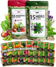 Load image into Gallery viewer, Explore 70 Varieties of Heirloom Seeds: The Ultimate Prepper’s Garden Kit