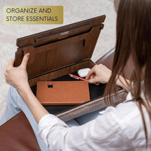 Load image into Gallery viewer, Compact &amp; Portable Book Stand with Storage - Ideal for Recipes &amp; Sheet Music