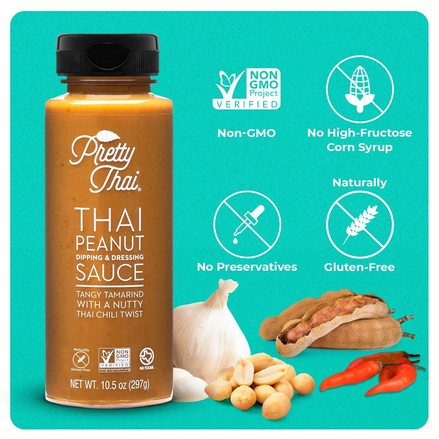 Easy-to-Use Gluten-Free Peanut Sauce - Perfect for Stir Fry & Dipping Pack of 6