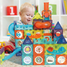 Load image into Gallery viewer, Fun 110 PCS Magnetic Marble Run Set - STEM Building Blocks for 3–10 Year Olds
