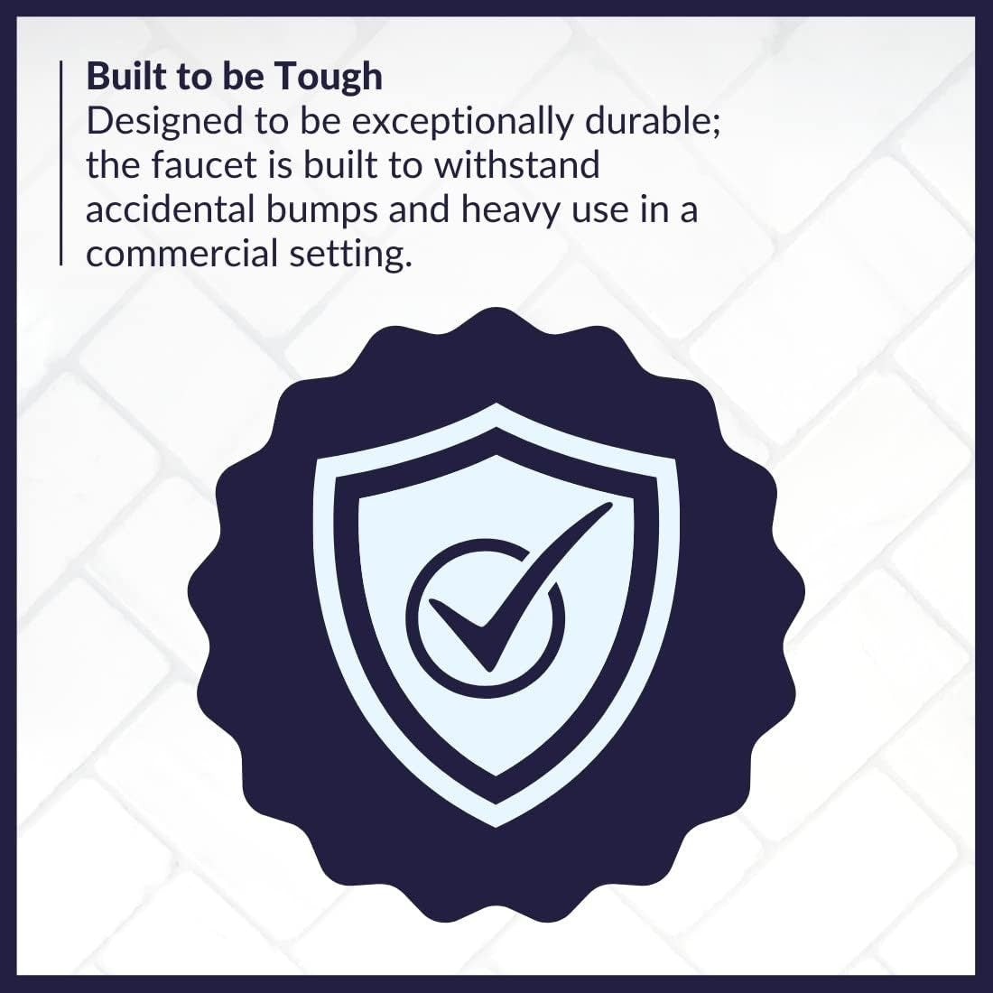 Antique Brass Wall-Mounted Laundry Faucet with Long Reach and ADA Compliance