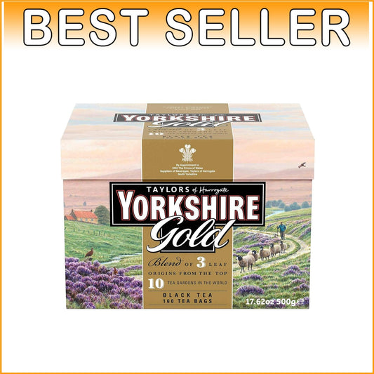 Yorkshire Gold 160 Tea Bag Pack - Ethical Black Tea Blend from 3 Origins