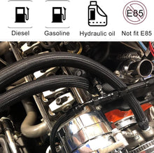 Load image into Gallery viewer, Durable 6AN 20FT Nylon Stainless Steel Braided Fuel Line with 10PCS Fittings