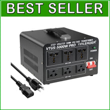 Load image into Gallery viewer, High-Power 5000W Voltage Converter - AC 110V/120V to 220V/240V with Protection