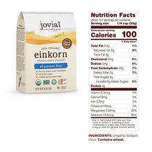 Load image into Gallery viewer, Unbleached Organic Einkorn Flour for Sourdough, Pizza, and Pasta – High Protein