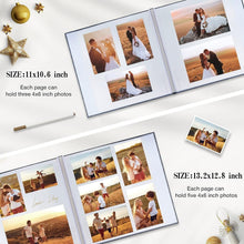 Load image into Gallery viewer, 80-Page Elegant DIY Photo Album - Perfect for Mother's Day &amp; Anniversaries