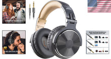 Load image into Gallery viewer, High-Sensitivity Studio Headphones with Adjustable Headband &amp; Carrying Case