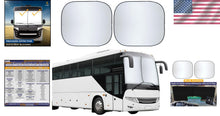 Load image into Gallery viewer, XX-Large Foldable RV Windshield Sunshade - Premium Reflective 240T Polyester