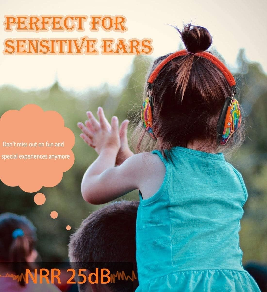 Adjustable Hearing Protection Earmuffs for Kids - Durable & Lightweight Design