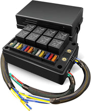 Load image into Gallery viewer, IP65 Rated Relay Fuse Holder with Pre-Wired Harness - Perfect for Trucks &amp; Boats