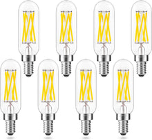 Load image into Gallery viewer, Eco-Friendly Dimmable Filament T8 LED Bulbs 5000K Bright White, 6W - 8 Pack