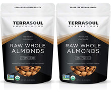 Load image into Gallery viewer, Premium 4 lb Pack of Resealable Raw Organic Almonds - Perfect for Sprouting