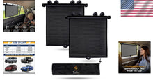 Load image into Gallery viewer, Hassle-Free Privacy with Retractable Baby Car Window Shades - 22" x 24" Size