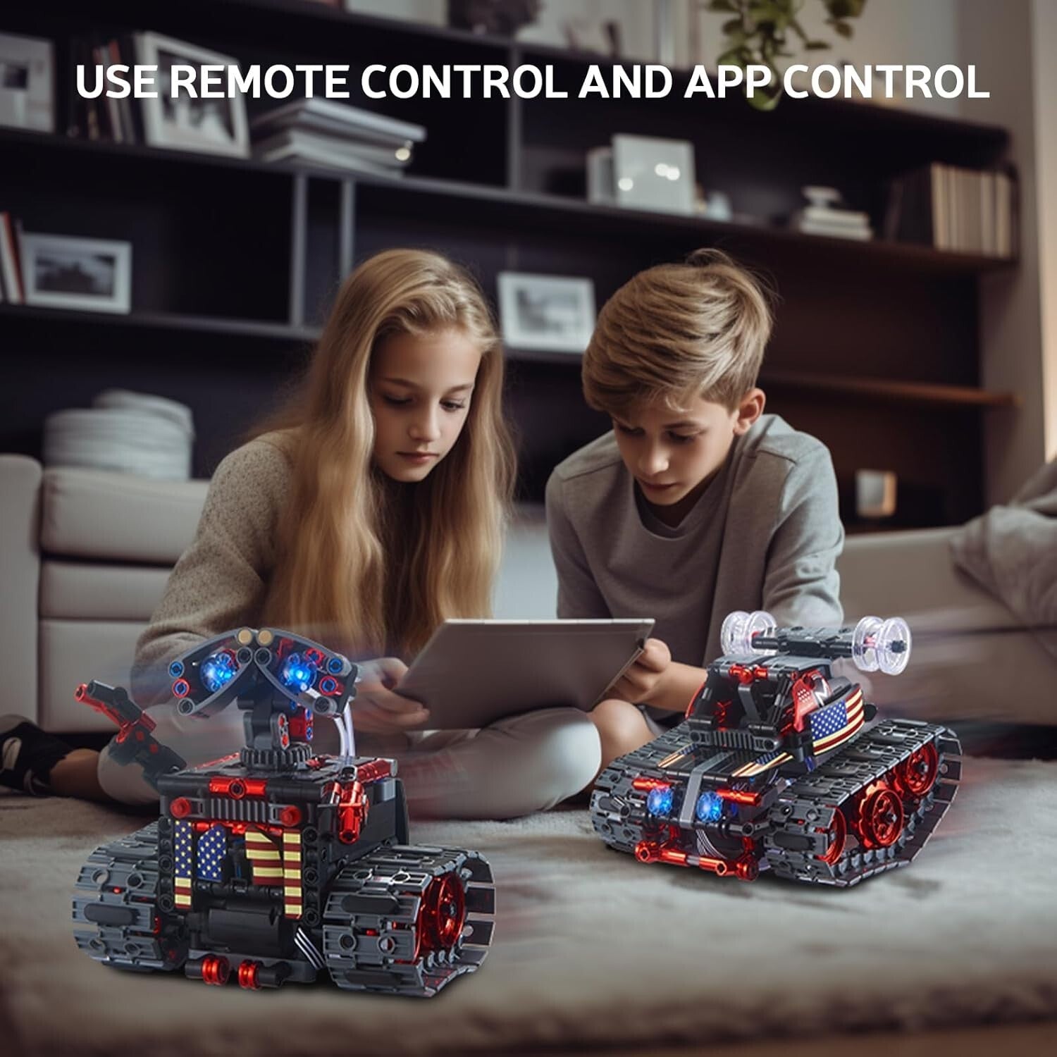Engaging STEM Building Toys: 4-in-1 Remote-Controlled Designs for Ages 6-12