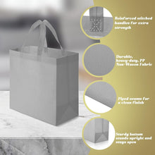 Load image into Gallery viewer, 100 Blank Non Woven Tote Bags for Custom Designs - Ideal for Gifts &amp; Groceries